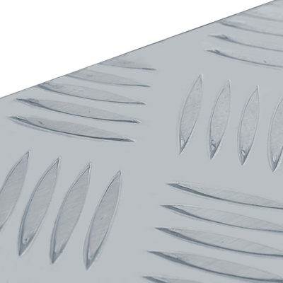 Aluminiowa skrzynia, 48,5 x 14 x 20 cm, srebrna
