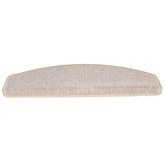 Maty na schody 10 szt. 65x24x4 cm Taupe Półokrągłe Duże