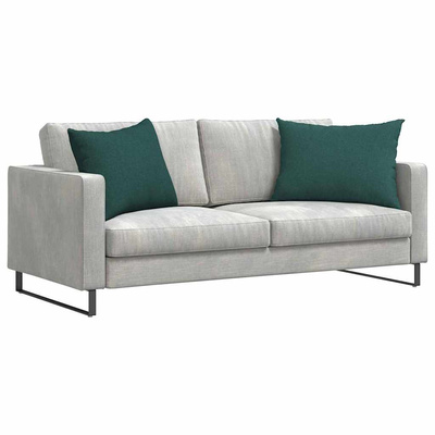 Poduszki na sofę 2 pcs Ciemna zieleń 70 x 50 cm tkanina