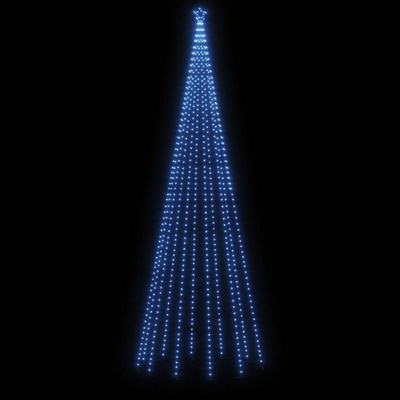 vidaXL Choinka z kołkiem gruntowym, 732 niebieskie LED, 500 cm