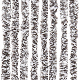Zasłona przeciwko owadom, brązowo-beżowa, 118x220 cm, szenil