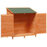 Shed ogrodowy brązowy 106 x 56 x 113,5 cm Drewno Świerkowe