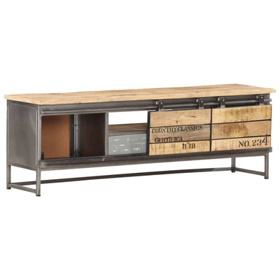 vidaXL Szafka pod TV, 120x30x40 cm, lite drewno mango