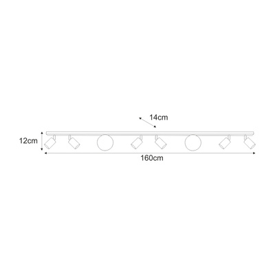 Lampa sufitowa K-5834 z serii ASPA