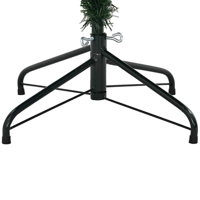 Sztuczna choinka z podstawą Zielony 180 cm PVC, PE i stal