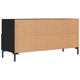 Szafka pod TV, czarna, 102x36x50 cm, materiał drewnopochodny vidaXL