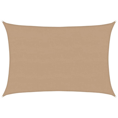 Żagiel przeciwsłoneczny, 160 g/m?, taupe, 5x7 m, HDPE