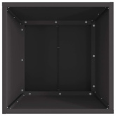 Kominek Czarny 40 x 40 x 35 cm Stal