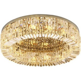 Plafon kryształowy glamour, nowoczesny 80cm złoty STELLA GOLD ADANI AD111