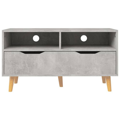 vidaXL Szafka pod TV, szarość betonu, 90x40x48,5 cm