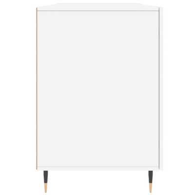 Biurko, białe, 140x50x75 cm, materiał drewnopochodny vidaXL
