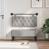 Wezgłowie wiszące Szary chmur tkanina
