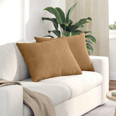 Poduszki na sofę 2 pcs Brązowy 70 x 50 cm Tkanina sztruksowa