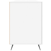 vidaXL Biurko, białe, 140x50x75 cm, materiał drewnopochodny wariant 5