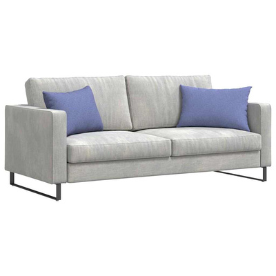 Poduszki na sofę 2 pcs Niebieski dżins 60 x 40 cm tkanina