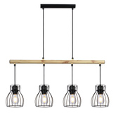 Lampa wisząca czarna 4x60W Bernita 34-78117