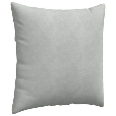 Poduszki na sofę 2 pcs Jasnoszary 80 x 80 cm Tkanina sztruksowa
