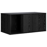 Meble dla kota Czarny dąb 100 x 49 x 45 cm Drewno inżynieryjne