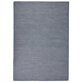 vidaXL Dywan zewnętrzny o płaskim splocie, 140x200 cm, niebieski