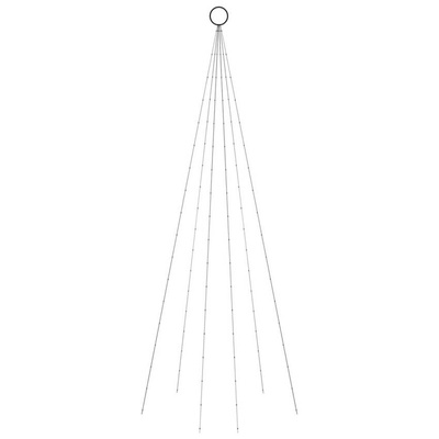 vidaXL Choinka do montażu na maszcie, 108 zimnych białych LED, 180 cm