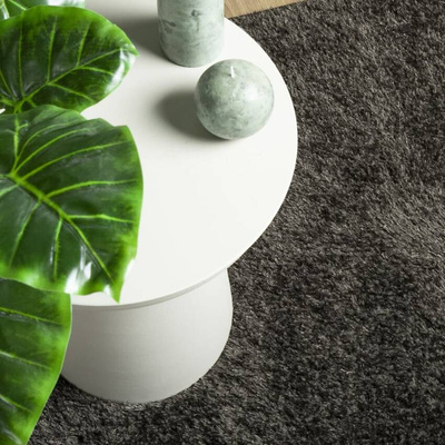 vidaXL Dywan ISTAN z długim runem, połyskujący, antracytowy, 80x150 cm