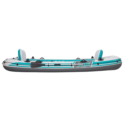 Bestway Pontoon dmuchany Szary i biały 3,64 x 1,66 m PVC