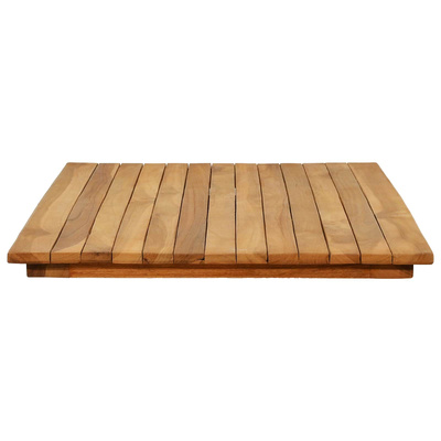 Blat stołu 100 x 50 x 3,5 cm Prostokątny Lite drewno teakowe