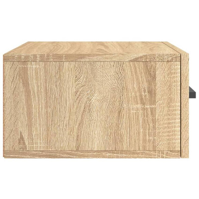 vidaXL Wiszące szafki nocne, 2 szt., dąb sonoma, 35x35x20 cm model standard