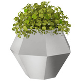 Donica Srebrny 75 x 75 x 60 cm Stal nierdzewna