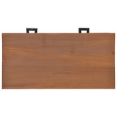 vidaXL Biurko, 81x40x75 cm, lite drewno tekowe