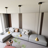 Lampa wisząca ELIT 1 BL GOLD