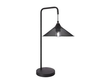 Lampka nocna Kiruna Ledea metalowa czarna nowoczesna E27