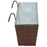 Balustrada 2 pcs 80 x 17 x 17 cm Metal