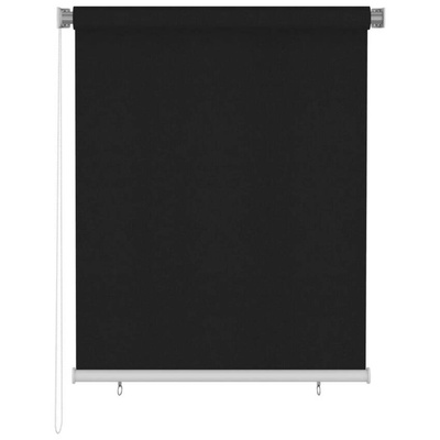 vidaXL Roleta zewnętrzna, 120x140 cm, czarna