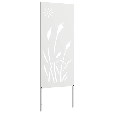 Ekran zapewniający prywatność w ogrodzie Biały 50 x 140 cm