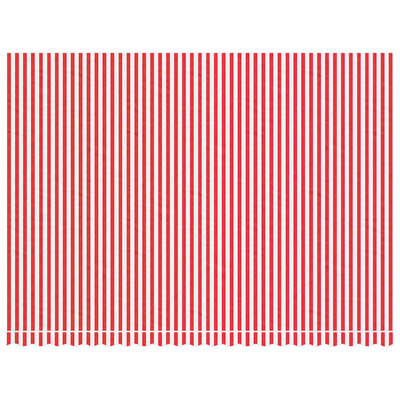 Zapasowa tkanina na markizę, czerwono-biała, 5x3,5 m, poliester