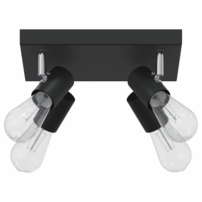 Reflektor sufitowy Czarny 26,5 x 26 x 11,5 cm Metal