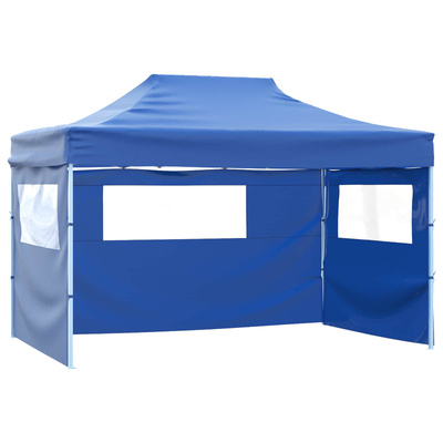 Namiot Imprezowy Niebieski 291 x 431 x 315 cm Materiał Oxford