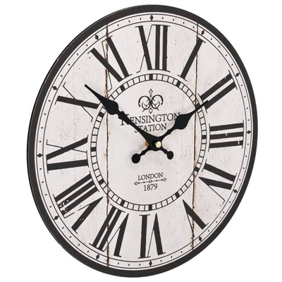 vidaXL Zegar ścienny vintage London, 30 cm