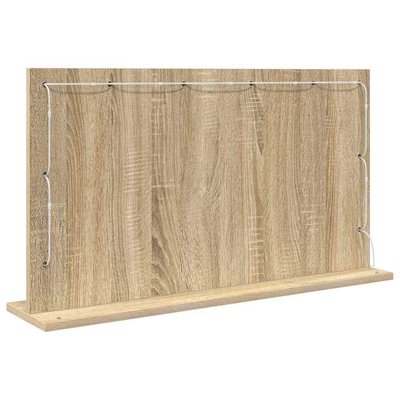 Lustro toaletowe Prostokątny Dąb Sonoma 80 x 45 x 18 cm