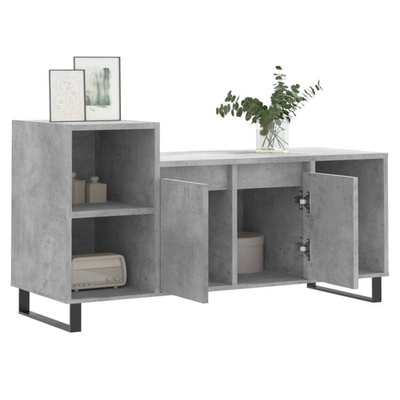 vidaXL Szafka pod TV, szarość betonu, 100x35x55 cm model standard