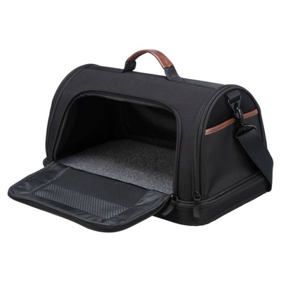 TRIXIE Transporter samolotowy dla psa Gate, 45x28x25 cm, czarny