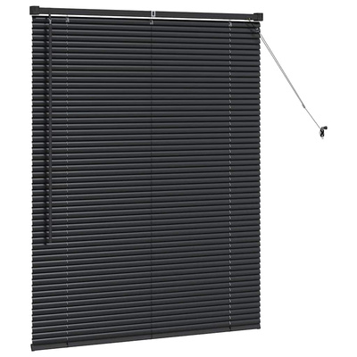 Żaluzje weneckie Czarny 130 x 105 cm Aluminium