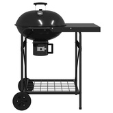 Grill na świeżym powietrzu Czarny 91 x 71 x 107 cm Metal