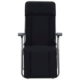 vidaXL Składane krzesła ogrodowe z poduszkami, 2 szt., czarne