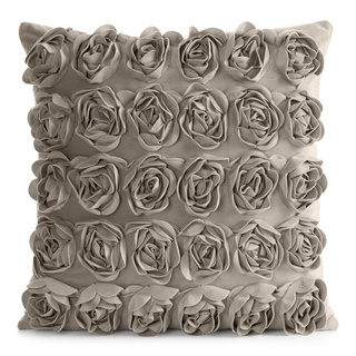 Poszewka Roses beżowa 45x45
