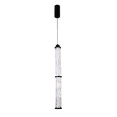 Lampa wisząca Corte szklana tuba pojedyncza LED 18W 3000K regulowana