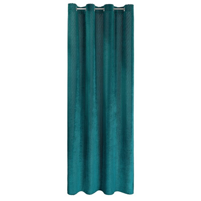 Zasłona Lussi ciemnoturkusowa 140x250