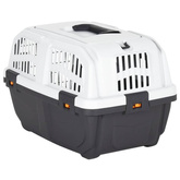 vidaXL Transporter dla zwierząt z metalowymi drzwiczkami 48x31,5x31 cm