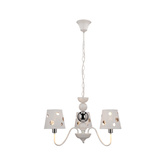 Żyrandol biały lampa wisząca 3xE14 Batley Ledea 50203109